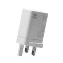 NCC Flash Link Series 65W GaN USB-A+C+C Fast Wall Charger